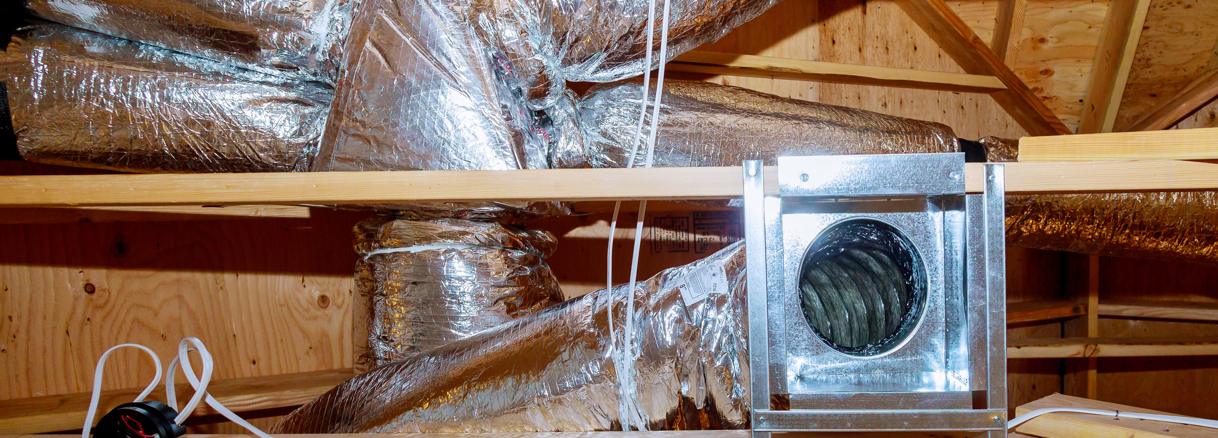 attic air duct HVAC